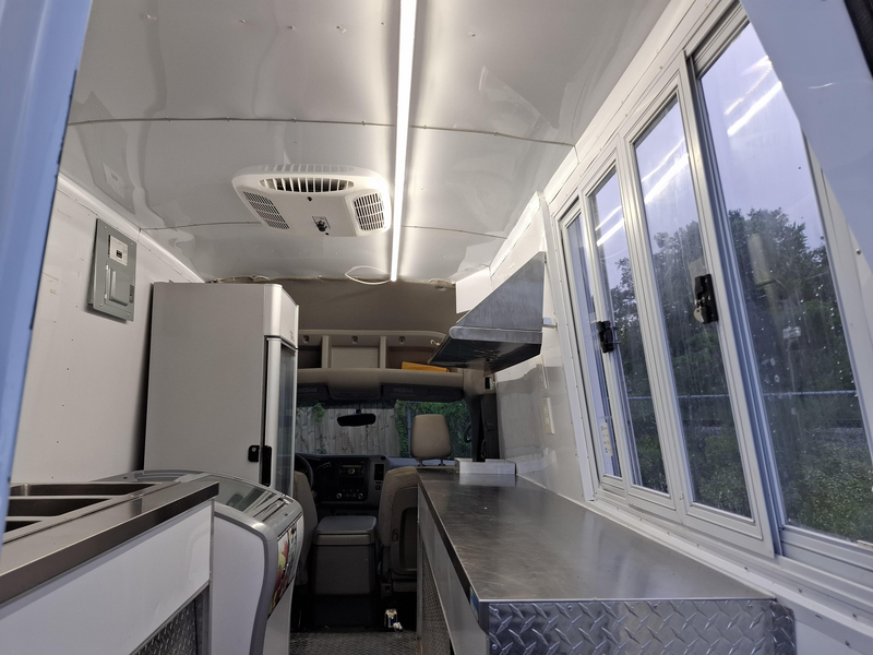 Inside of Shaved Ice Van For Sale Shaved Ice Interior